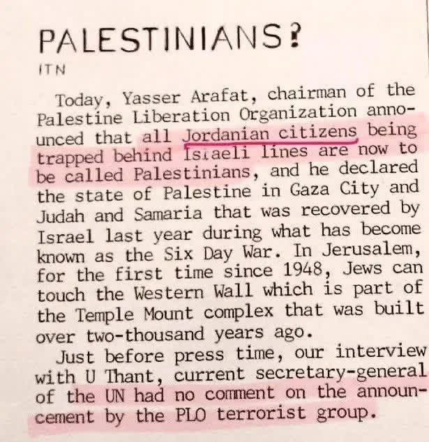 Thanathem's tweet photo. @Ricot08417623 @Oxitan30 Basic fact: 
Palestine is jewish since the creation of Palestine mandate after her creation, and free Palestine slogan also.
Arabs are not Palestinians, they stole this identity in 1964, because they lost the war and they wanted to fabricate a legitimacy.
Feel free to verify.😘 https://t.co/4BdzZmcMSy