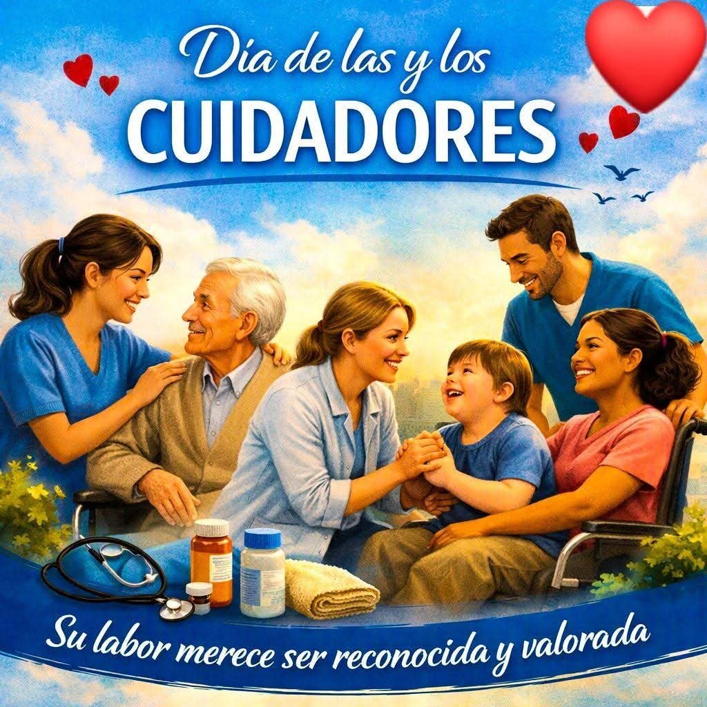 PROCLAMAPRENSA's tweet photo. 🌿 El 24 de julio es el Día de las y los cuidadores: pilares invisibles que sostienen la vida y la dignidad de miles de personas. Su labor exige reconocimiento, derechos y apoyo. Proclama reafirma su compromiso: cuidar es justicia y humanidad. #Cuidadores #Cuidado #Solidaridad https://t.co/5Z0NsUBscu