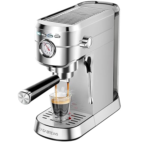 benjiroboyvt's tweet photo. I just received CASABREWS Espresso Machine 20 Bar, Compact Espresso Maker with Steam Milk Frother, Stainless Steel Coffee Machine with 34oz Removable Water Tank for Cappuccino, Latte, Silve from skatcat31 via Throne. Thank you! https://t.co/V8XwVAKZbT #Wishlist #Throne https://t.co/6fmAGTIoe4