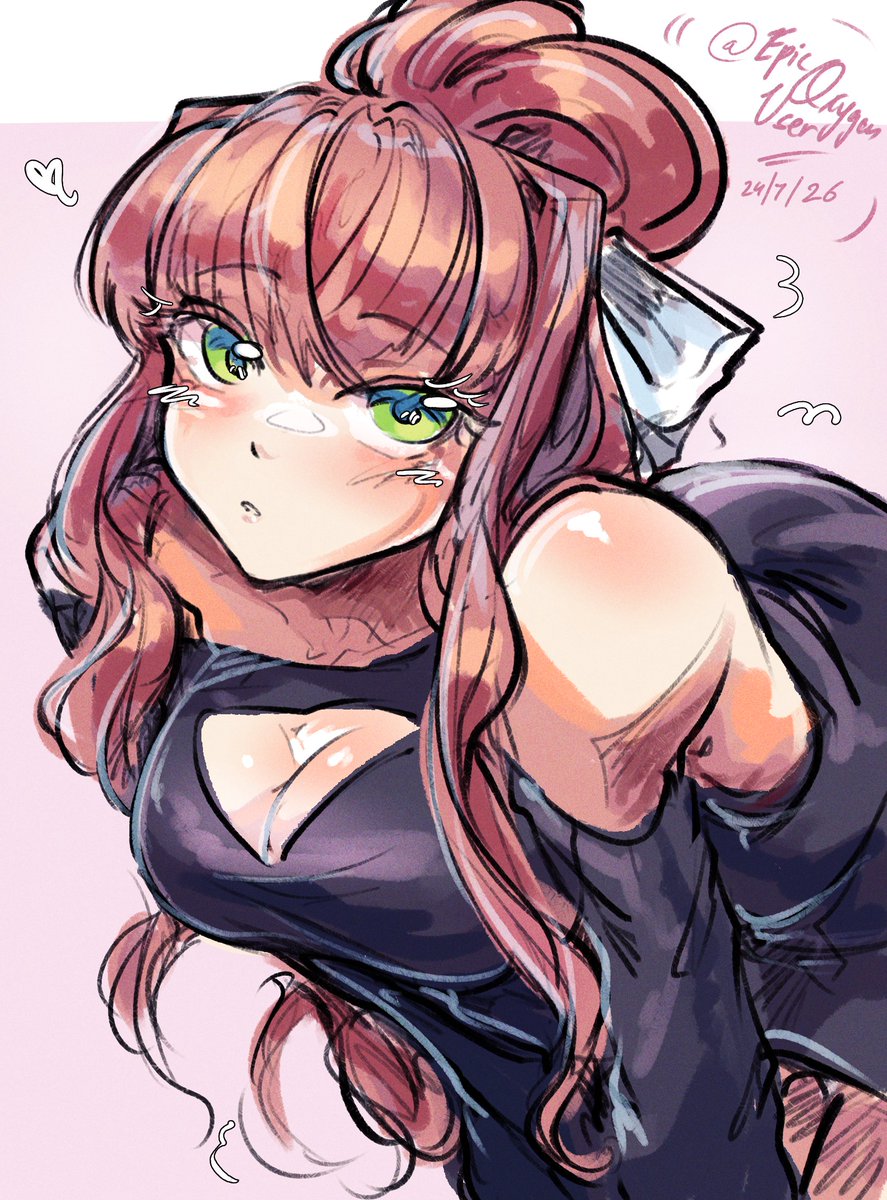 EpicOxygenUser's tweet photo. Moni drawn on 2 hours of sleep <3

Monika Friday 150 
#Dokidokiliteratureclub #ddlcmonika https://t.co/m0Fc7nGVip