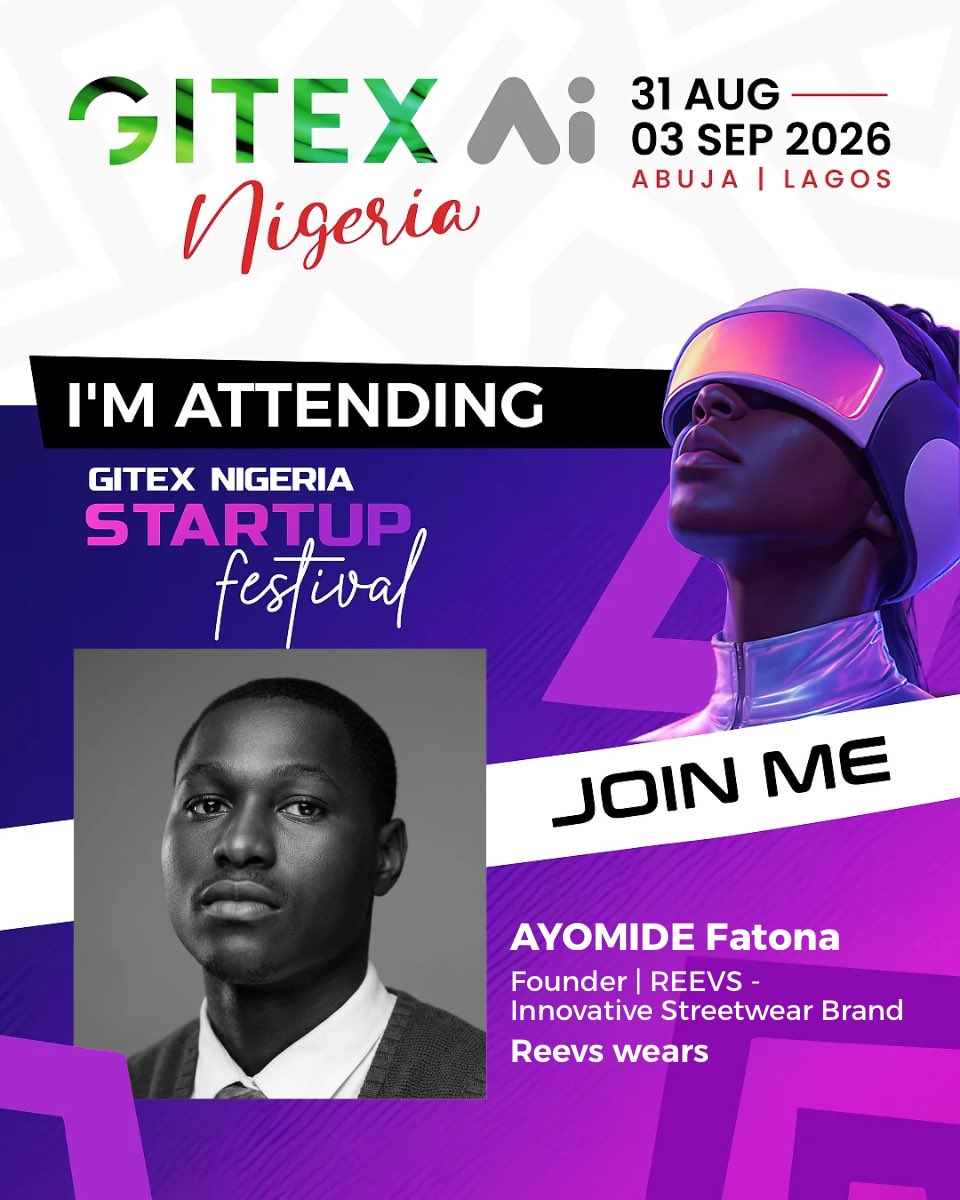 ayoodeen's tweet photo. I'm excited to experience breakthrough Tech of https://t.co/JkTpTh4z69, 31 August - 3 Sept 2026, Lagos.

Join me https://t.co/6pLcwHGlYJ at 𝙒𝙚𝙨𝙩 𝘼𝙛𝙧𝙞𝙘𝙖'𝙨 𝙡𝙖𝙧𝙜𝙚𝙨𝙩 𝙖𝙣𝙙 𝙢𝙤𝙨𝙩 𝙞𝙣𝙛𝙡𝙪𝙚𝙣𝙩𝙞𝙖𝙡 𝙩𝙚𝙘𝙝 𝙚𝙫𝙚𝙣𝙩. 🚀 https://t.co/dM0RctN92h