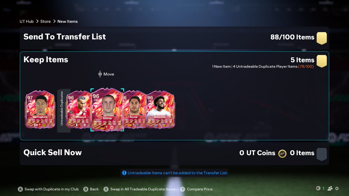 oskarsmit_'s tweet photo. 3rd 15-0 in a row. 

Rewards not worth it at all I don't even know which options to pick so I just took 3 500 token picks. 

Phil Foden is a must do for 100k, Touré and Dean Huijsen are amazing definitely get them if you can and if you have Aubameyang's FUT birthday evo him asap. https://t.co/gCQRcFhTvz