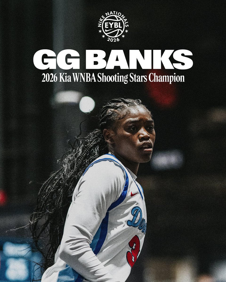 NikeGirlsEYBL's tweet photo. .@BanksJezelle your 2026 Shooting Stars Champion with Team Washington. Congratulations GG! 🏆🏀

#2026EYBL | #WNBAAllStar https://t.co/qo7AIw1rnj