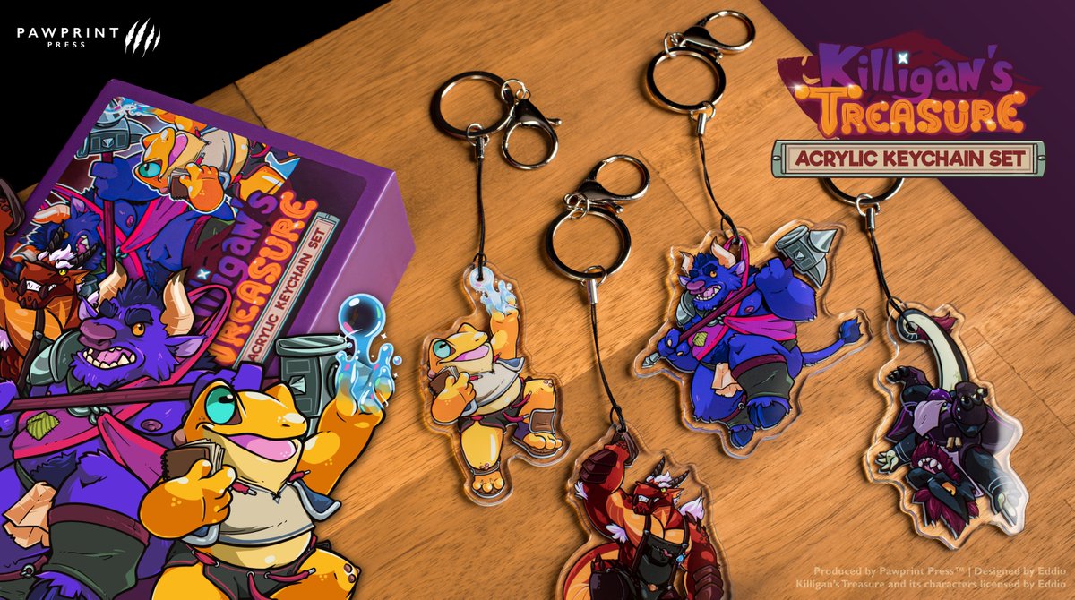 pawprint_press's tweet photo. A treasure worth keeping! #KilligansTreasure

The map's trail is glowin', and this time it leads to you. Feat. Killigan, Macsen, Zhokhar, and Binini— with double-sided artwork and a treasure-worthy box! 
(🎨@gleeksunstroke)

In-stock today, shipping worldwide! https://t.co/43VcqTYjGA