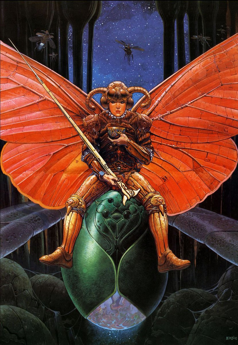 xe0_xeo's tweet photo. Jean "Mœbius" Giraud https://t.co/U3hFuiAszW
