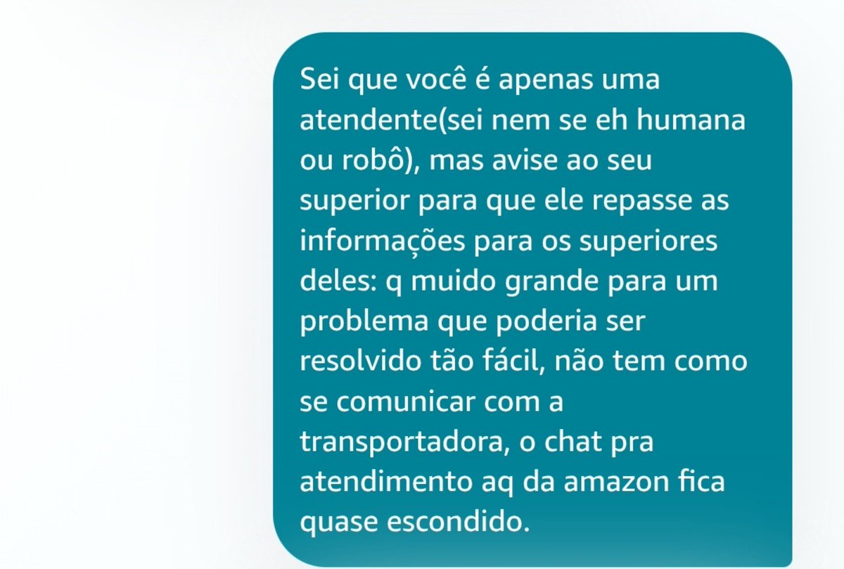 Ponyoclubs's tweet photo. Como pode a AMAZON uma empresa top não ter pensado em um mecanismo de transparência para com o os seus usuários quando algum problema com o seu pedido dá errado.
É um arrudeio para conseguir informação. 
MELHORE AMAZON MELHORE, SEUS CONCORRENTES VÃO GANHAR KK https://t.co/nkwWhTCbSm