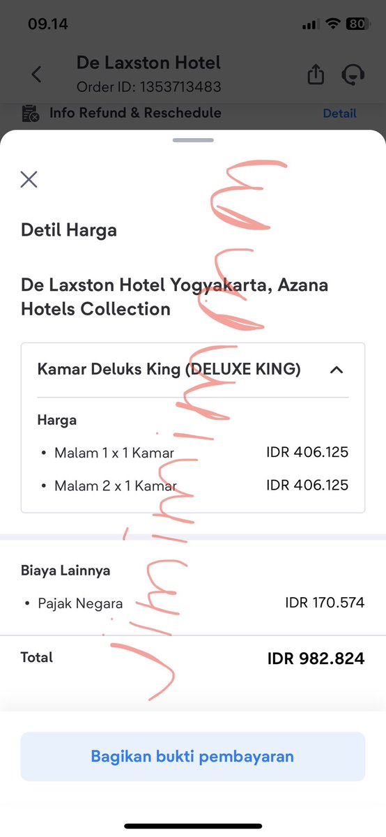 jimimimmm's tweet photo. WTS IN RUSH HOTEL DI JOGJA

De Laxston Hotel Yogyakarta
- Tgl 15-17 Agustus 2026 (3d2n)
- type kamar Deluxe King
- Include breakfast 2 pax

Harga 💸800k aja
Aku jual karena batal liburan (di app tiketnya gabisa di refund dan di reschedule huhu)

Yang minat DM 

Zona uang WTS https://t.co/Wmhxp6FlAS