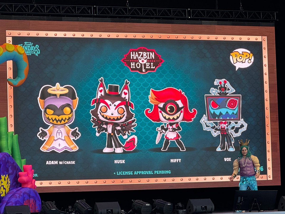 FunkoPOPsNews's tweet photo. Fundays reveals ~ Hazbin Hotel!

#HazbinHotel #FunkoPOPNews #Funko #FunkoPOP https://t.co/VCVCzLlkHZ