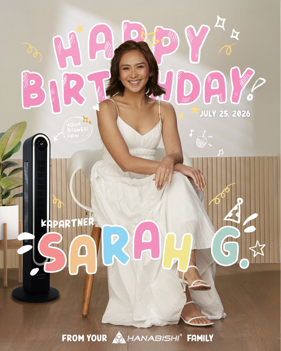 MyHanabishi's tweet photo. Through every era, every stage, and every song, you've always been our favorite—and one thing's for sure: we'll always be big fans of yours. 

Happiest Birthday, our Popstar Royalty @JustSarahG! ❤ #SarahGDay https://t.co/91Fj6ays7Y