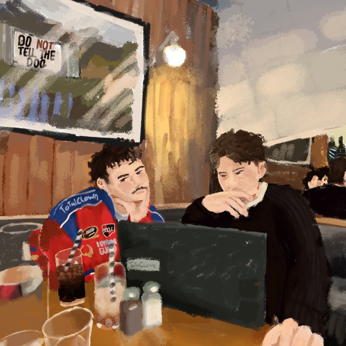 TotalClownn's tweet photo. absolute pain to draw but im well happy with this

#willNE #jamesmarriott #wnj #roddersunite https://t.co/5iperW2QAh