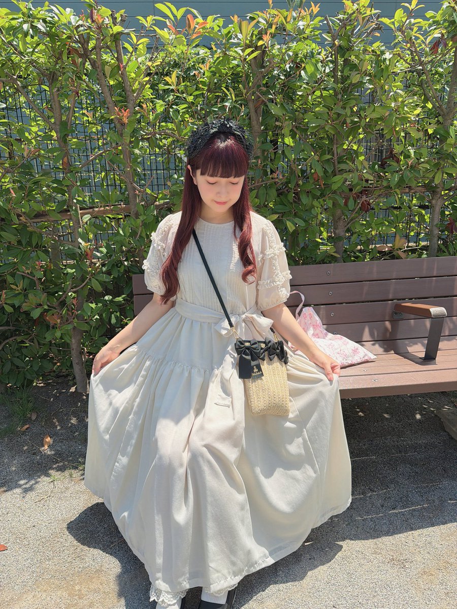 aokimisako's tweet photo. 今日のみさこーで👗
ワンピースはメゾンドミネットさん♡
軽くて涼しくて暑い日にぴったり✨
@maisondeminette https://t.co/QUR9cfzhh2
