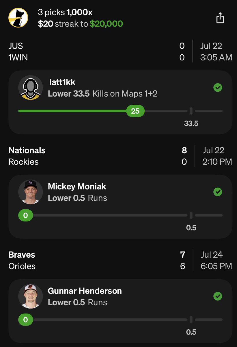 bee_parlay's tweet photo. Cash Lock 3 🔒

#GamblingX
#PMNB https://t.co/PPebIZipG4