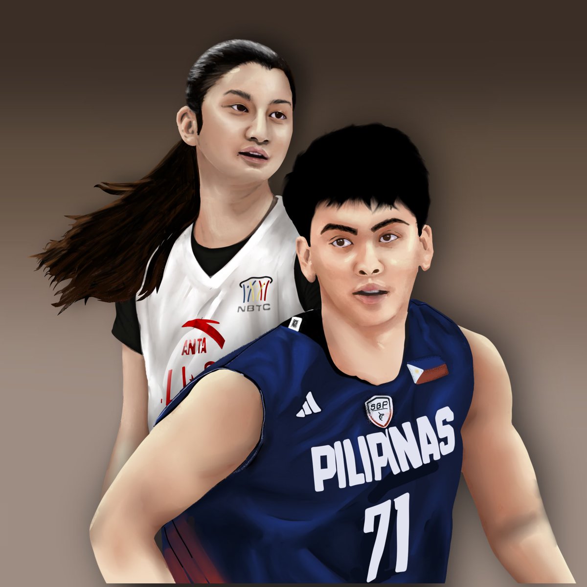 kikulayco's tweet photo. Chog and Deng Digital Portrait 

#fanart #Chogdray https://t.co/ToBnEyrfX0