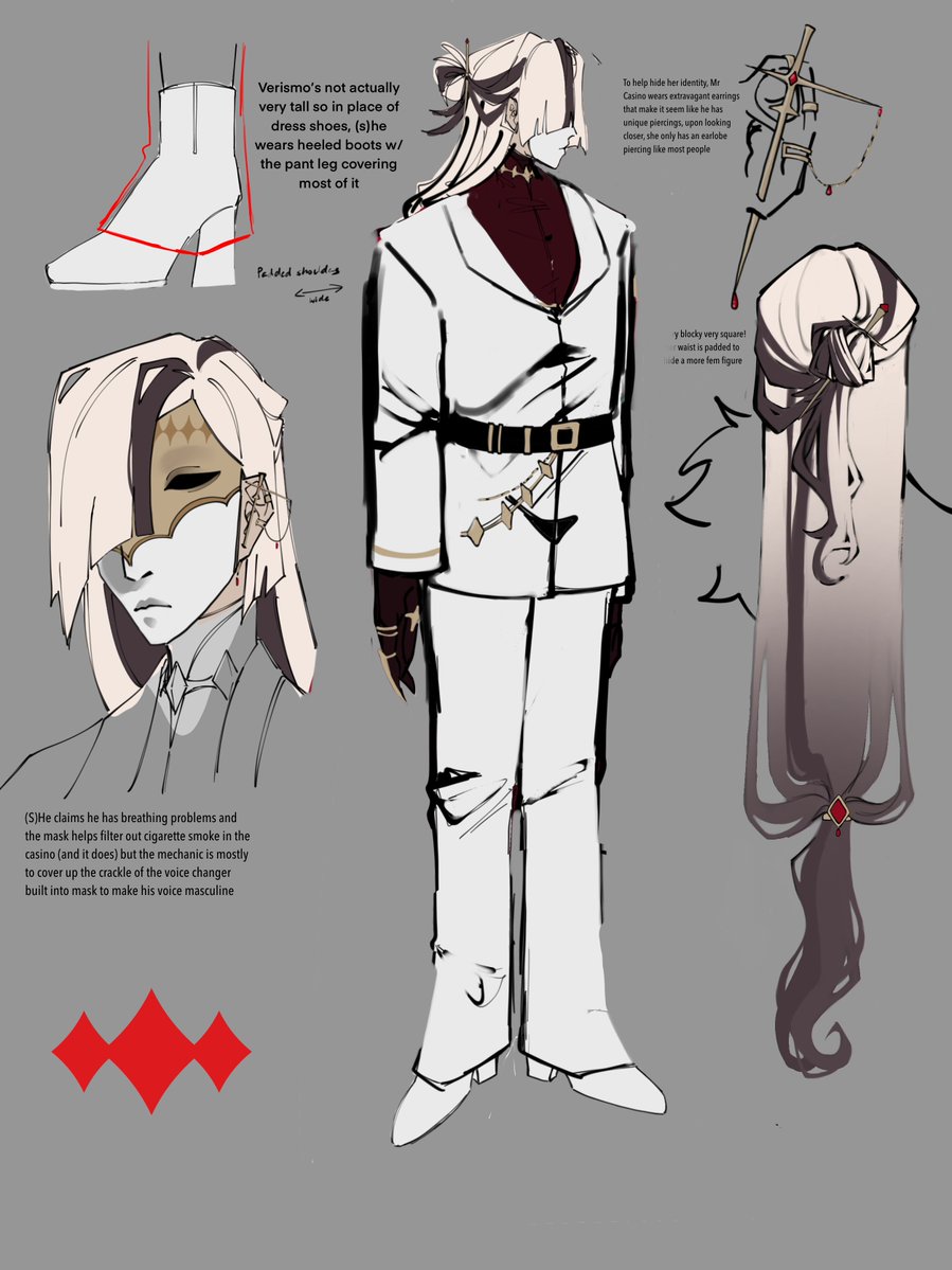 thePrinceOfFae's tweet photo. WIP
I’m gonna give him his cloak back but I do kinda like just the plain white suit https://t.co/7hQQgf2GNo