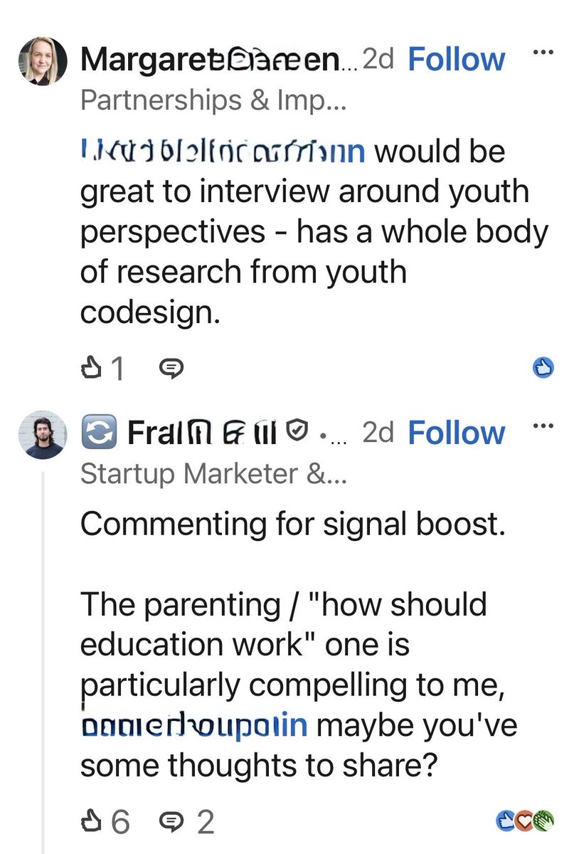 SmallTimeVC's tweet photo. Can you spot the AI? 

One @LinkedIn post. 

Three thoughtful comments.

Here’s the part that will leave you guessing.

Two were written by people.

One was generated by AI. 

Which one is it — can you guess? 

🤔 https://t.co/06ebWAsAmv