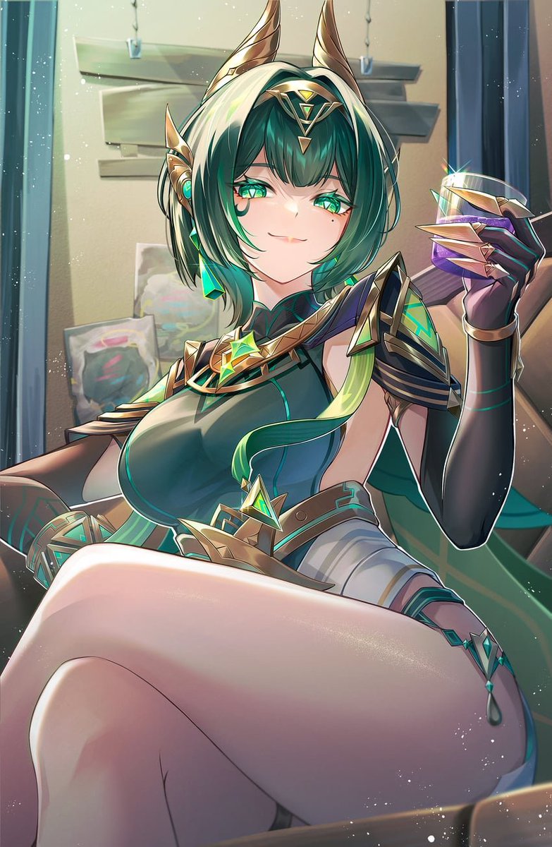 HealerofThreads's tweet photo. You caught the goddess' eyes during the celebration in the temple. That subtle smile and the raise of a glass couldn't mean anything...

Could it? https://t.co/LiVGBhCgwa