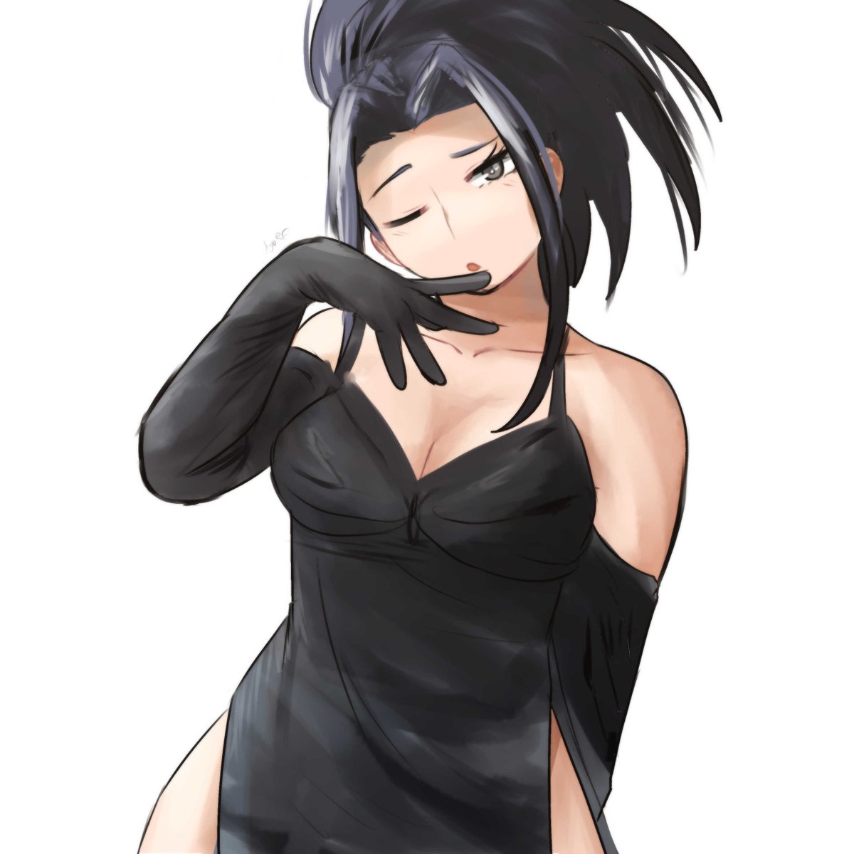 Argo__RF's tweet photo. been fighting with artblock today and this drawing of Yaomomo is my only victory I had against it. https://t.co/7vd6O8hTI8