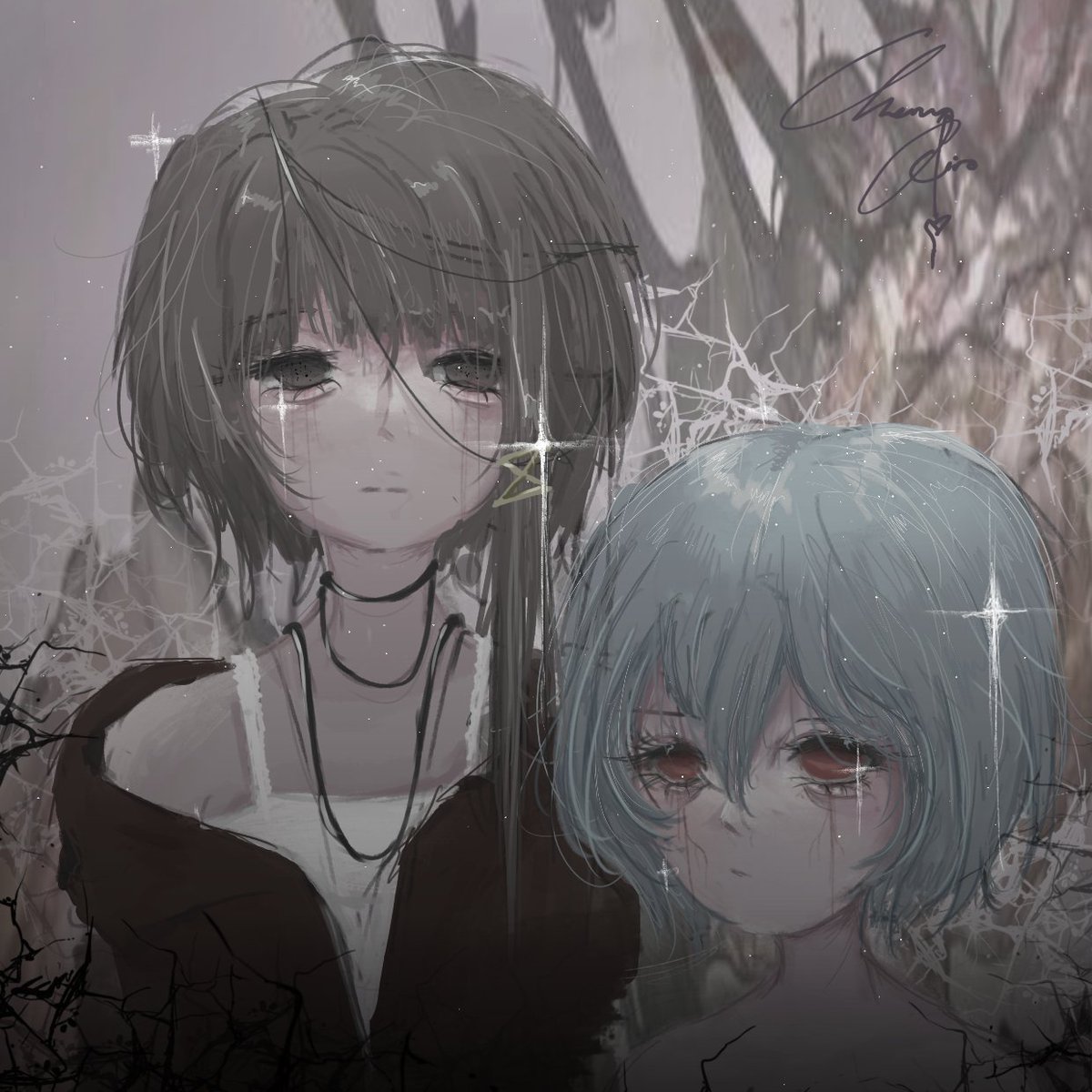 cheruqiro's tweet photo. Don't think i posted this here yet
ignore lazy rendering
#lain #evangelion https://t.co/Y11EbCEE8M