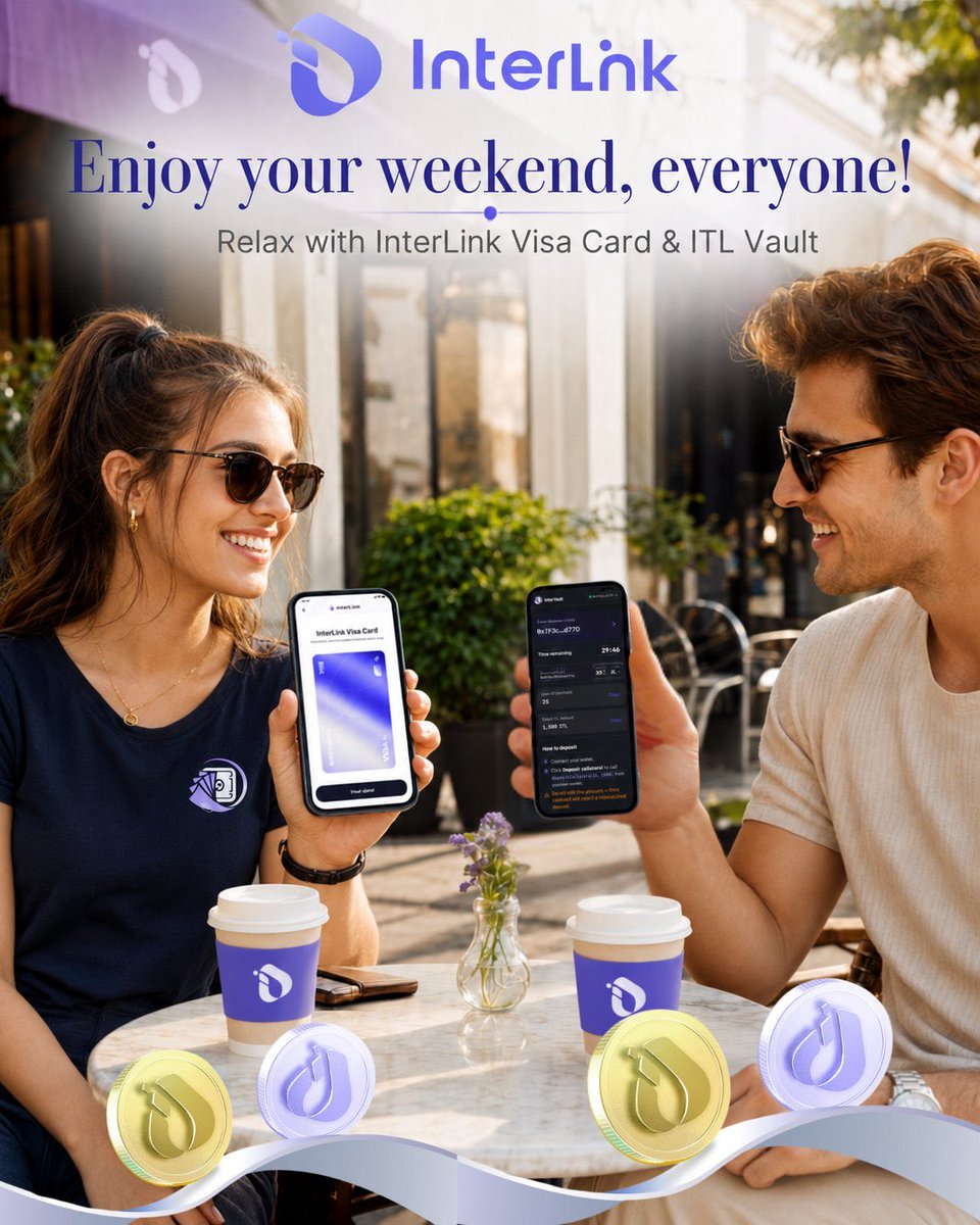 realljameelll's tweet photo. Happy weekend, everyone! ☕️

Let’s start the morning with a good cup of coffee.
In the near future, you’ll be able to pay for your coffee with the InterLink Visa Card.

And if you ever find yourself short on funds, don’t worry — ITL Vault will be there to support #ITL #ITLG https://t.co/dRtKmhTVhE