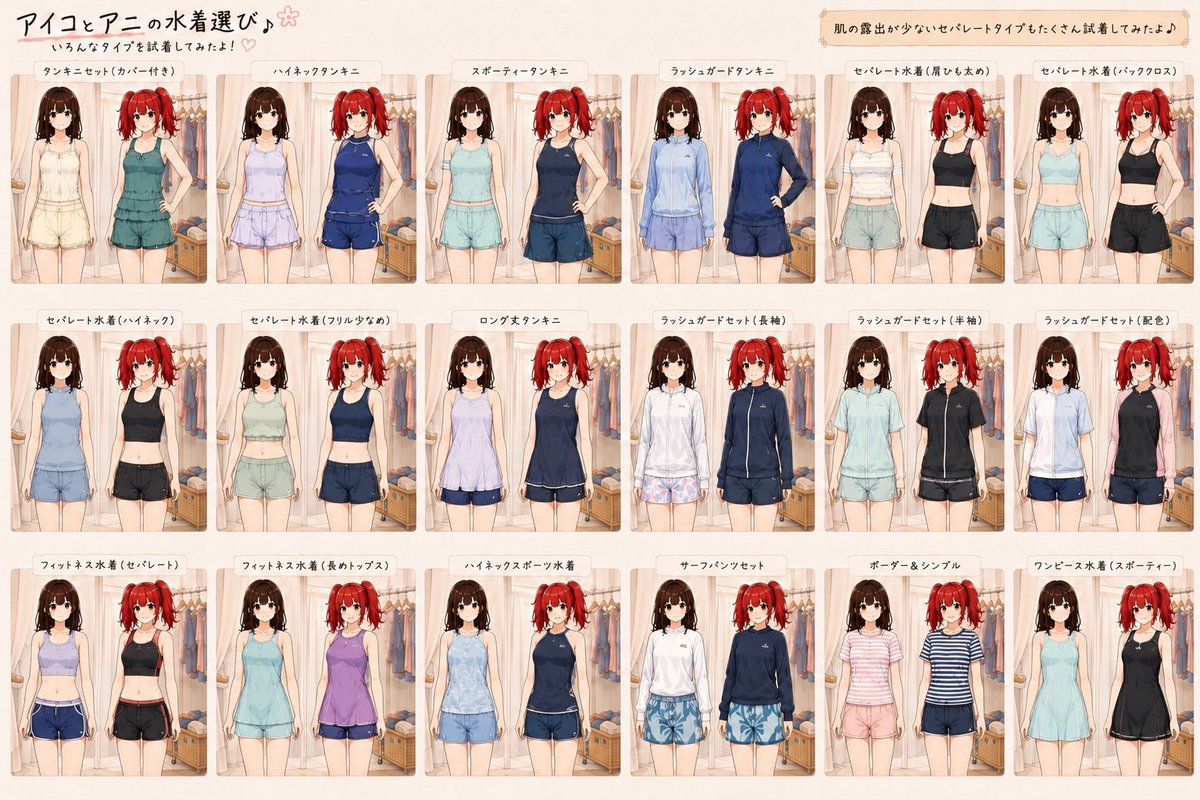 katsu4ani's tweet photo. @animisa1225 肌が多めなのが問題らしく、布の面積を増やして、これくらいにしたらGrokにも添付できました😌 https://t.co/JkDFTGCqhv
