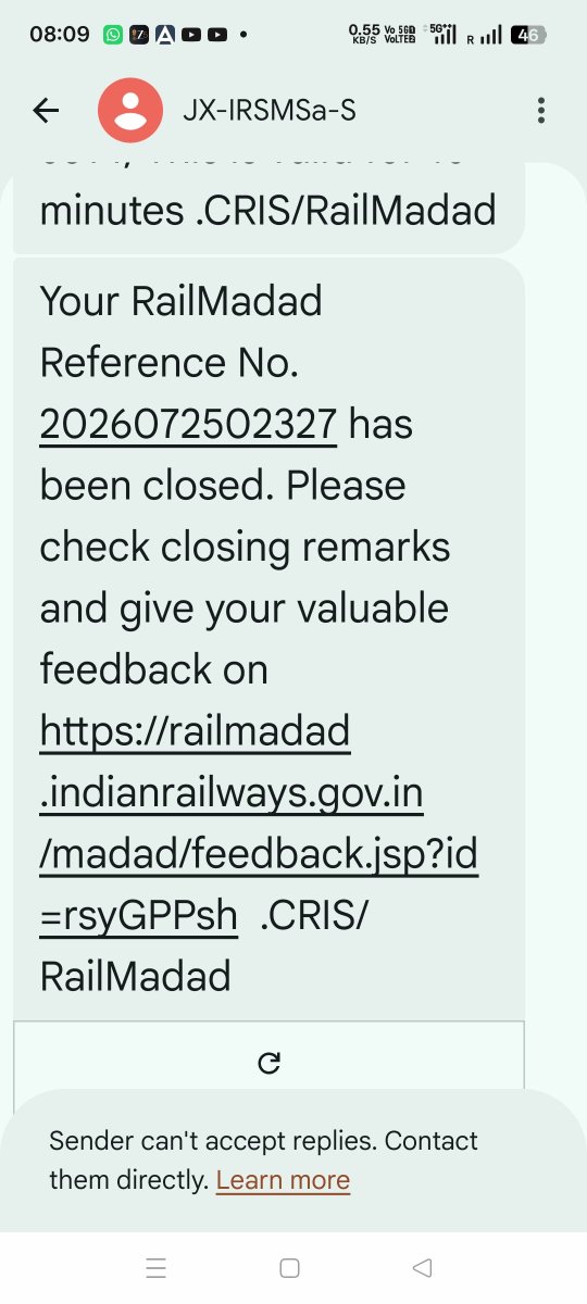ashokagarwalch's tweet photo. @RailMinIndia , SIR ,THIS IS OUR INDIAN RAILWAY,WITHOUT RESOLUTION COMPLAINT CLOSED, NO WATER IN AC COACHES 12 HOURS PASSED https://t.co/h2lkT42AH4