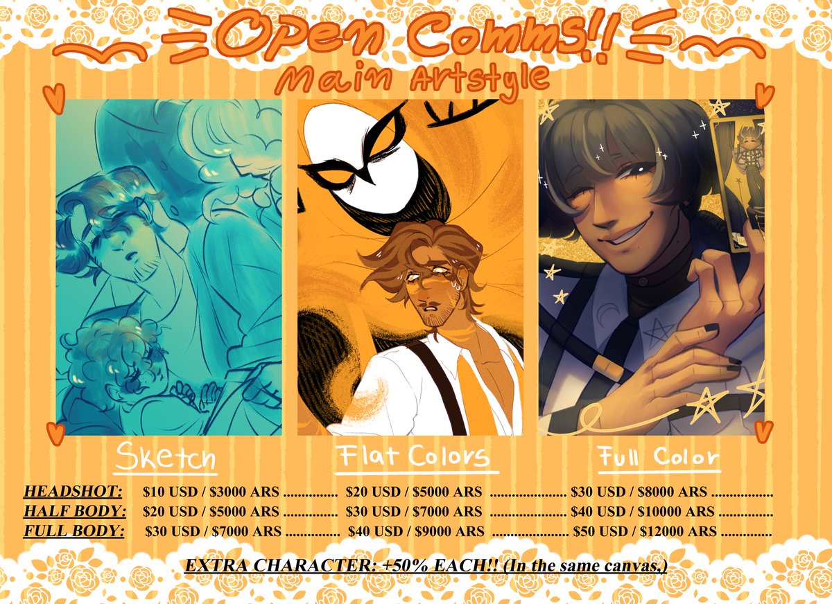BitterSweetFran's tweet photo. #artcommissions #commissions #opencomms #vgencomms #vgen
HIII MY COMMS ARE OPEN AGAIN ♡♡♡
With artfight, I had an excuse to make more examples of my art ^^

OH! And now I´m making character sheets and customs!! 
TOS and my vgen below!! https://t.co/N9Oxvd7ewB
