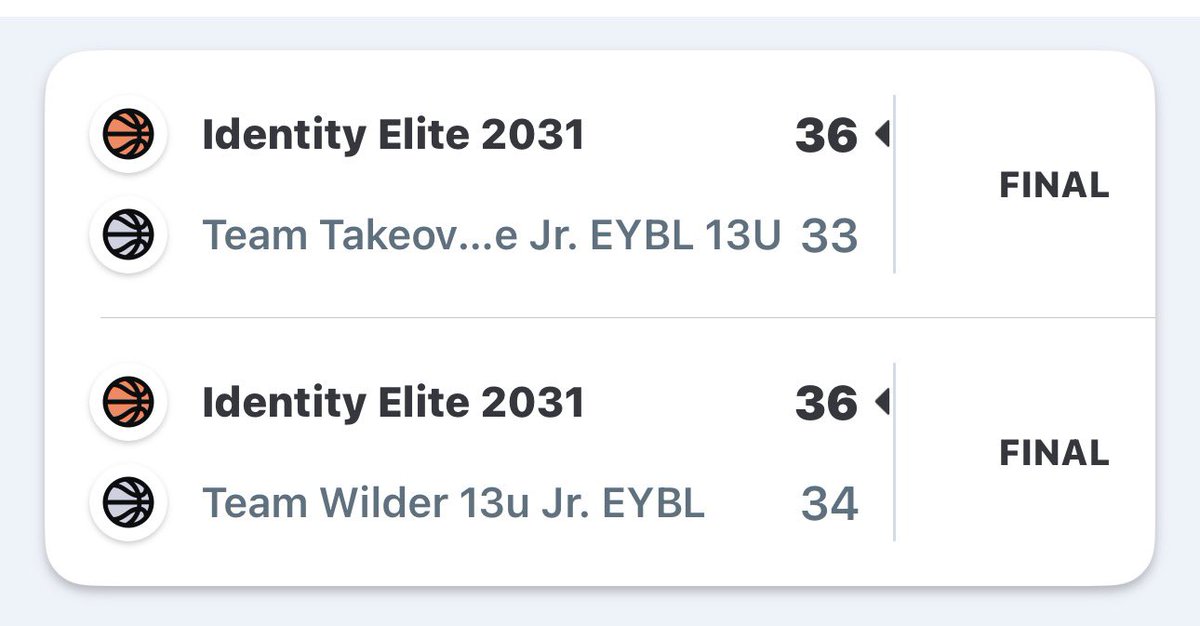 nelliesuliburk's tweet photo. Double OT Win. Ending our first #NikeNationals day one with two hard fought wins.  #EYBLJr #Id3ntityfam https://t.co/36E3PAkTT9
