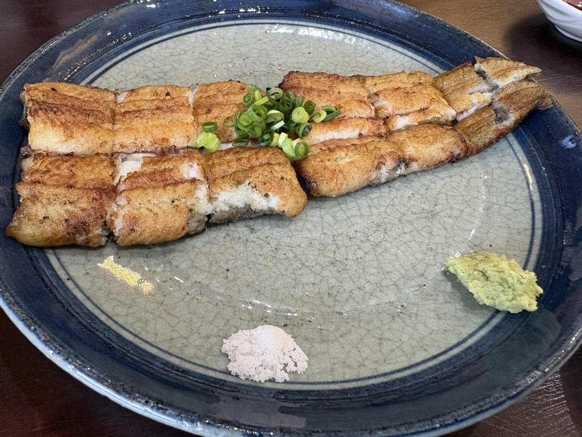 camel_doskoi's tweet photo. 土用の丑の日なので（1日早い）浜松に鰻を食べにきました。
美味しかったです。
月一で鰻を食べられるようになりたい。 https://t.co/Fmw0Vjp903