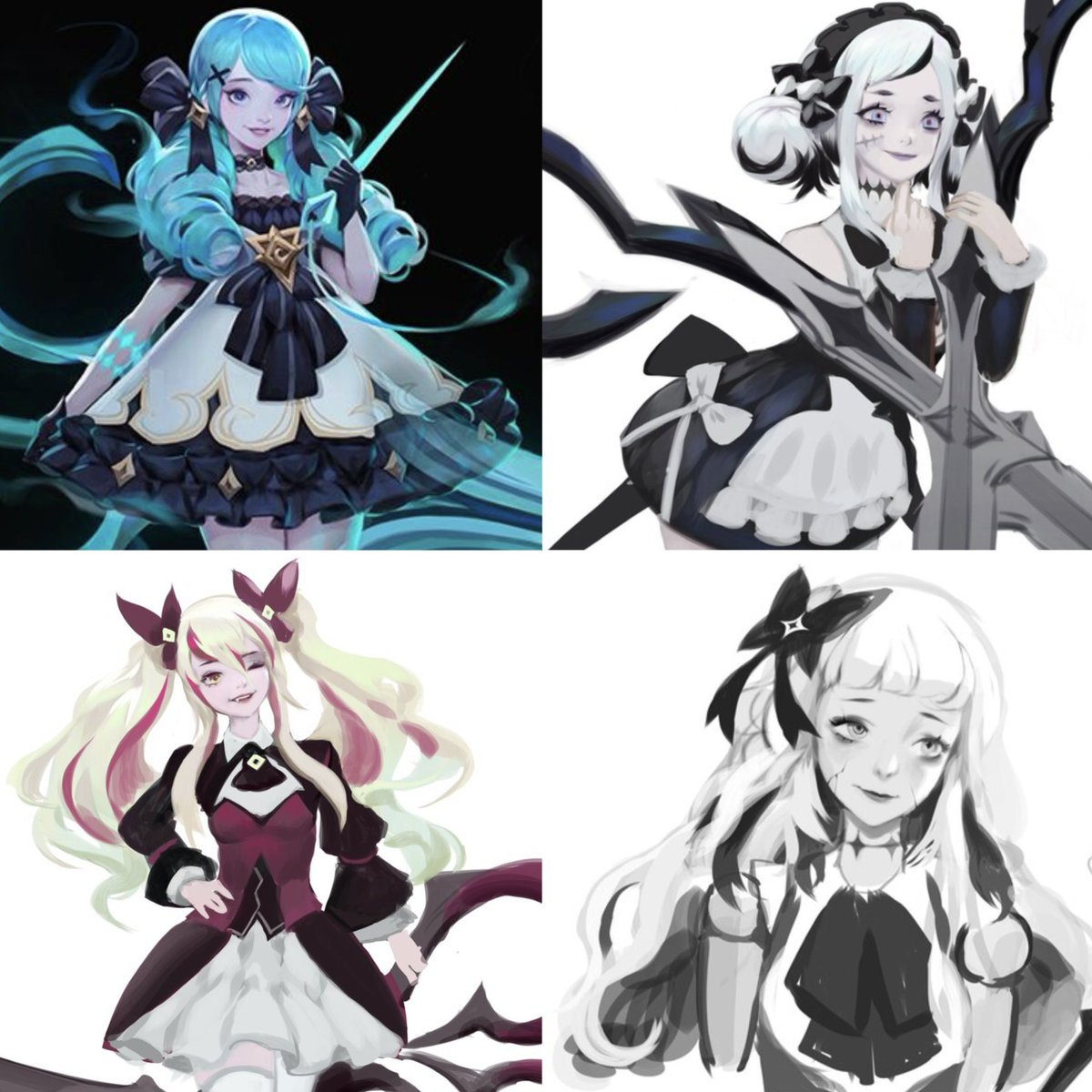 luxnoira's tweet photo. gwen has always been a cutie even in her earlier concepts https://t.co/tjhLEgTIt8