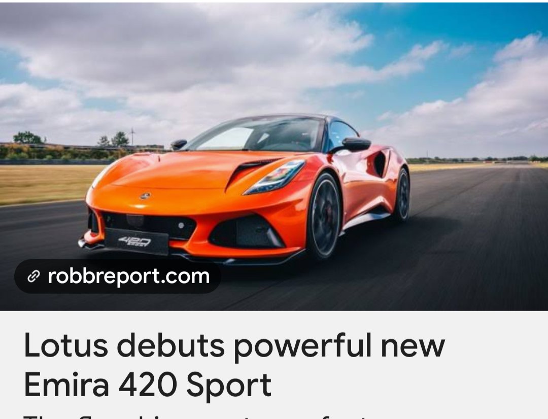 GemoMartinez's tweet photo. The Lotus Emira 420 Sport https://t.co/bCS7pHjQet