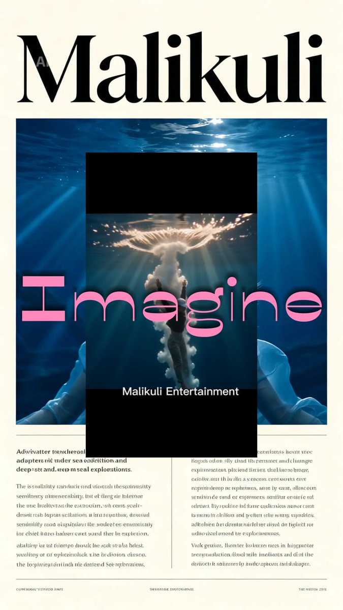 malikul100's tweet photo. RENUNGAN
"Pikiran manusia itu seperti laut dalam. Misterius, luas, dan menyimpan keindahan luar biasa bagi mereka yang berani menyelam. Jangan takut bermimpi tanpa batas. Just imagine. πβ¨ #MalikuliEntertainment"
#Malikuli #Imagine #ImajinasiTanpaBatas #SeniVisual #LautDalam #Kreativitas #DeepSeaAesthetic #BermimpiBesar #EksplorasiPikiran
