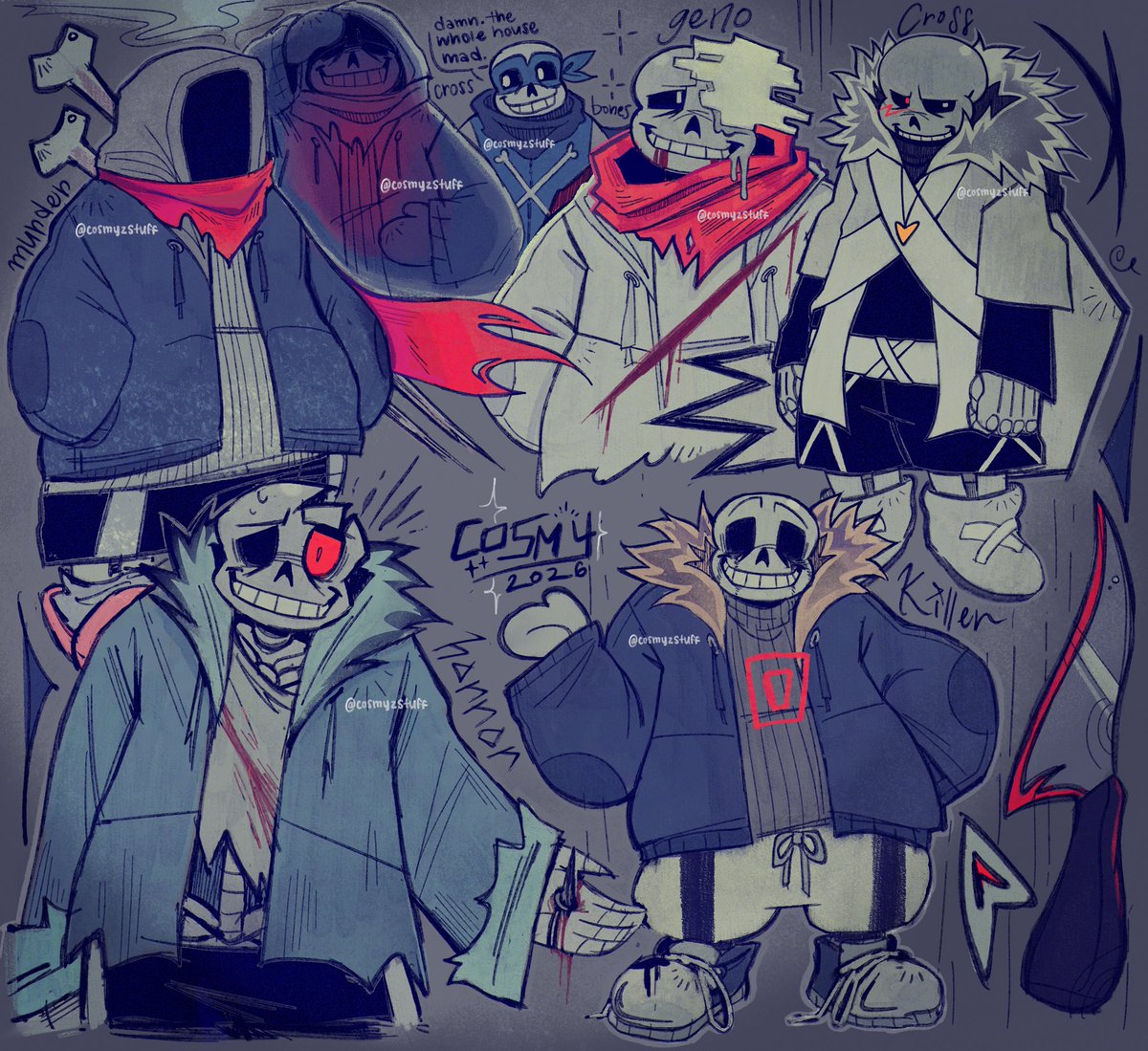 ᯓ★🦴CosmicMangoes ★⋆.˚ I LUV SANS DA SKELETON.ᐟ.ᐟ tweet media