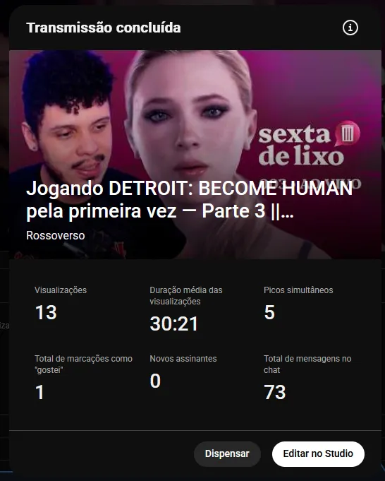 rosso_dm's tweet photo. Mais 01 sucesso pra conta, voltamos semana que vem <3 https://t.co/QSpMnpxD2i
