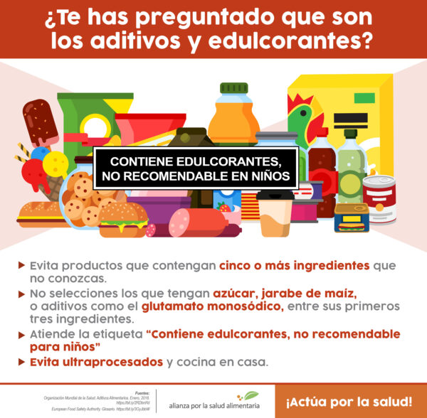 actuaporlasalud's tweet photo. 🧐¿Sabes cómo identificar los edulcorantes y aditivos en productos ultraprocesados?
Estas sustancias pueden causar problemas de salud, como #diabetes y daños al sistema nervioso central.
🧪⚠️ Evita su consumo con nuestros #tips 👇🏽
https://t.co/YJIGW1sTv0 https://t.co/ThgP6Ln2zo
