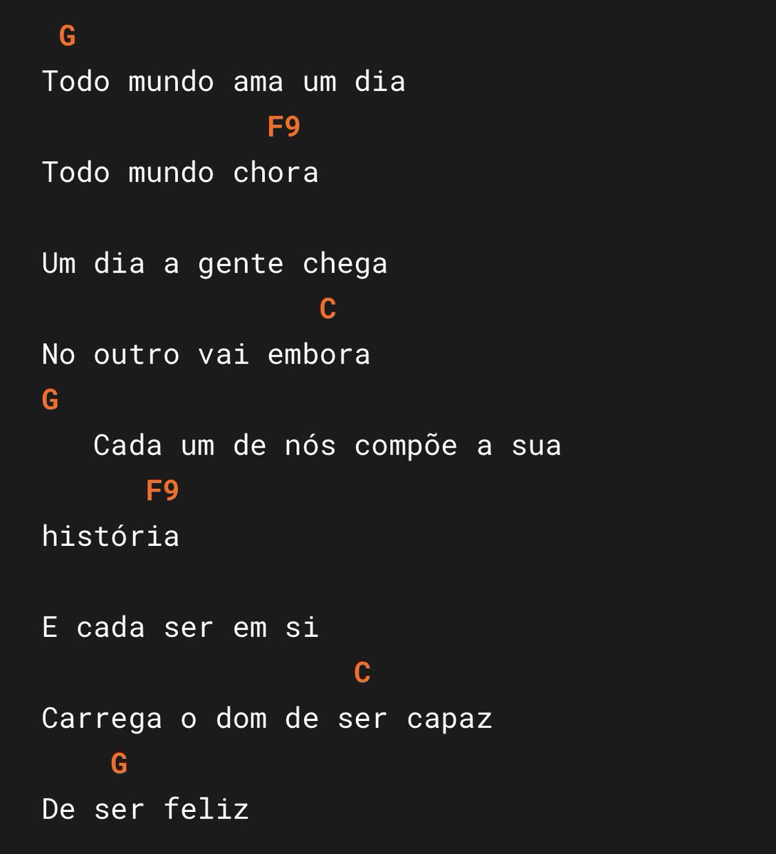 HaroldoFilho's tweet photo. Todo ser humano precisa conhecer essa canção. Apenas aceitem https://t.co/bYjKazDX9C