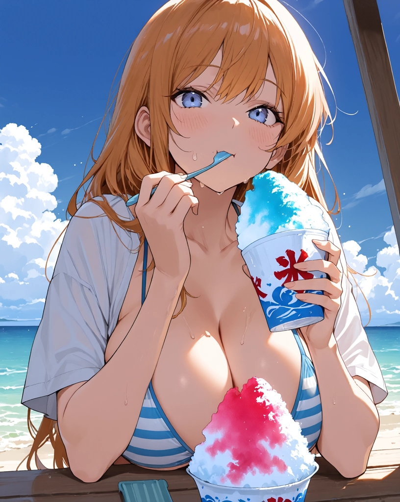 diva_ai1970's tweet photo. #かき氷の日

溶けそうな氷と、溶けそうな私。どっちが先？

SFW illustration https://t.co/UnW7Viyjvc