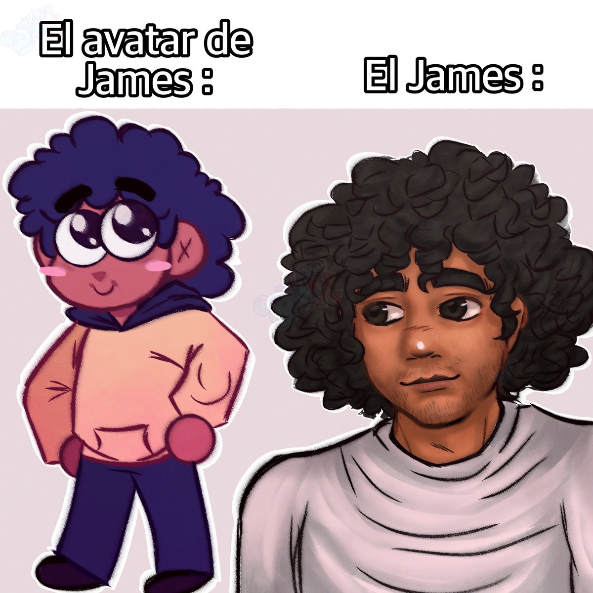 DAVID10_z_'s tweet photo. When como cuando tu avatar es muy uke kawai omega y tú eres muy BODYGUARD ALPHA 👾

#JamesArtAP #JamesFanart https://t.co/yPg90BXxJ0