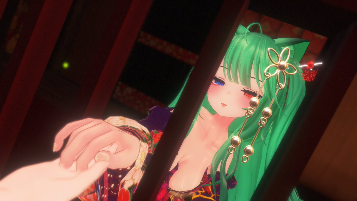 oumagatoki_vrc's tweet photo. 逢曲時帰り夜半、蛍の残り火が誘う、栄耀栄華な夢の中… 誘魅招く、四半時。二人の蕩ける蜜のお部屋で、あまあま、いちゃいちゃを💕
参加方法
時間にインスタンスリーダーに招待をリクエスト
30分間の2部制
23時～ 
23時45分～
インスタンスは夕方に発表されます🪭
#VRC胡蝶の夢
#VRCおうまがとき https://t.co/u0yuh6Fzjn