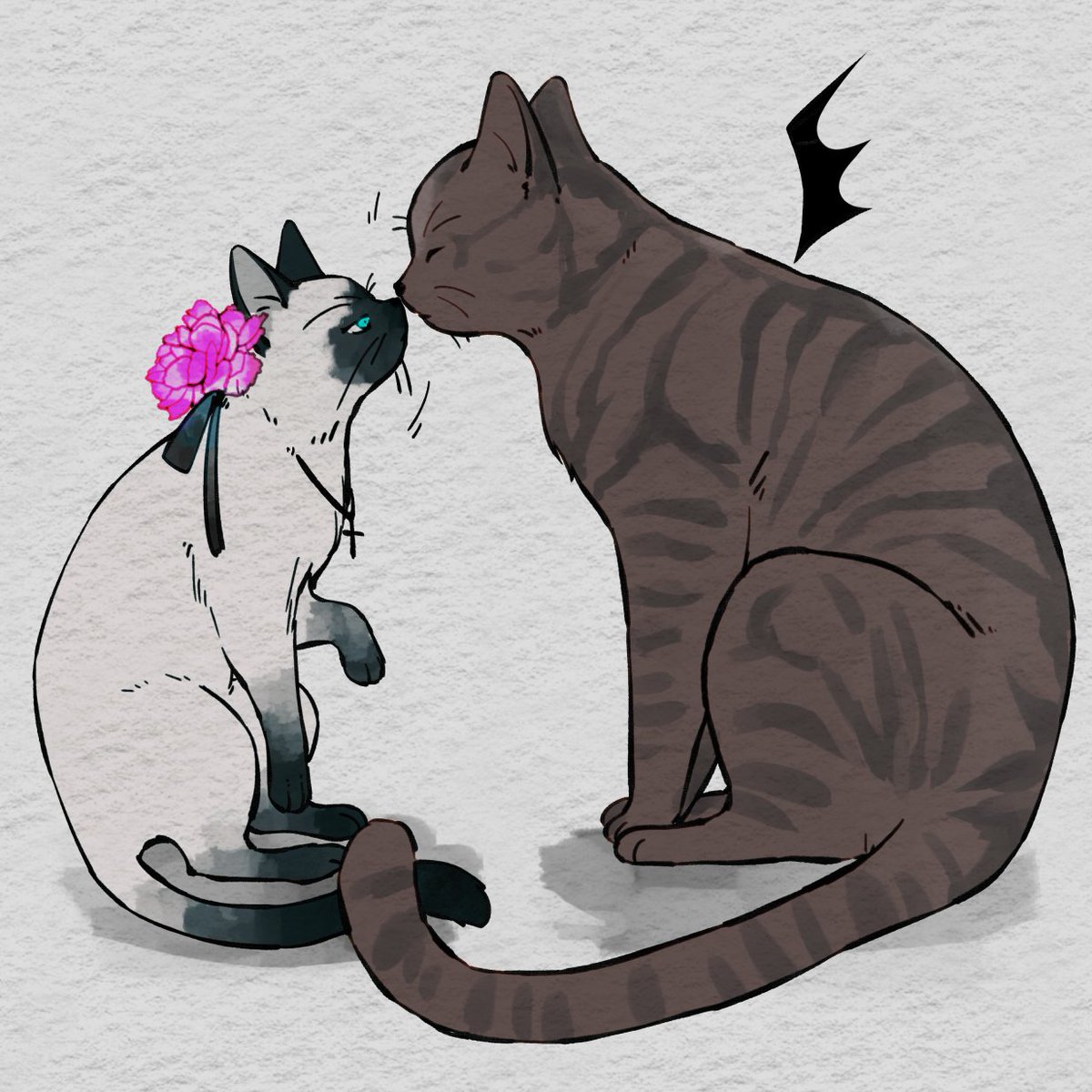 ocha_machu's tweet photo. 🐈🐈 https://t.co/wOxet9UQHJ