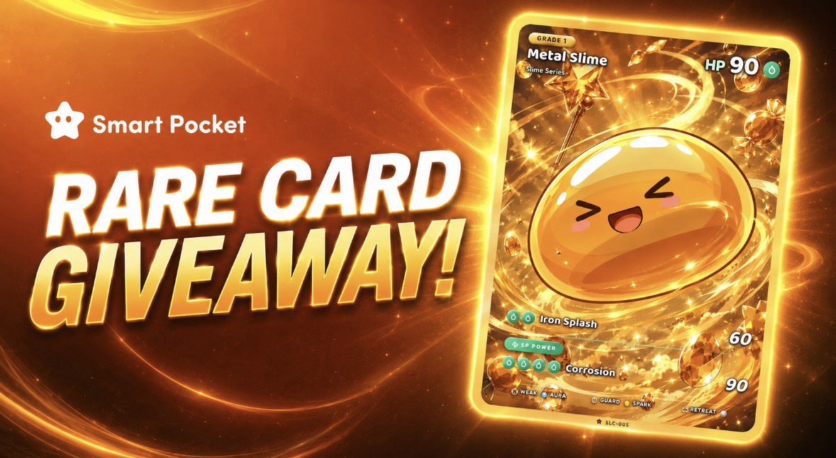 smapocke's tweet photo. RARE CARD GIVEAWAY IS LIVE!

How to enter
• Follow @smapocke 
• Like &amp; Repost this post
• Turn on notifications 🔔

Ends July 28, 2026 at 11:59 PM ET. https://t.co/mxqNs7Xovt