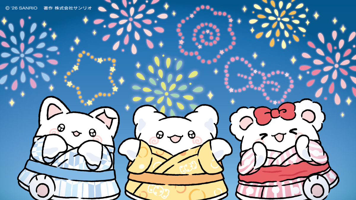 marumaru_sanrio's tweet photo. きらきらきれいなはなび
みんなといっしょにみられてうれしいの♪ https://t.co/OLLaMiMqLu