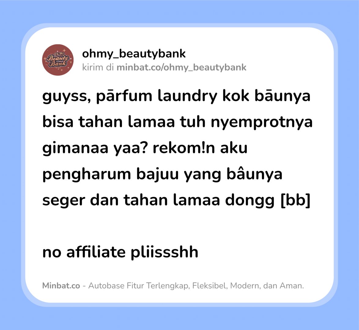 ohmy_beautybank's tweet photo. terus aku tiap nyemprot baju terus aku setrika kok baunya jadi anehh ya? kek bau gosongg, padahal setrika nya bak begituu panass 😭
urutanya gimana? semprot dulu apa setrika duluu? [bb] https://t.co/lXEr7x0kxj