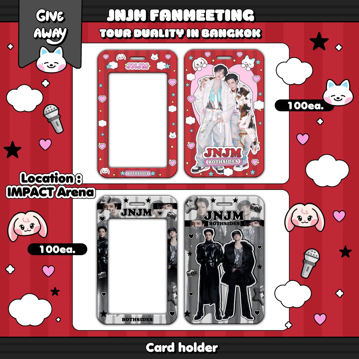 Nay_prd18's tweet photo. ꒰ა 🎀 ໒꒱ pls kindly rt 🫧

🎁 Card Holder  200 Set

📍 Impact Arena
Date : 07/08 (50 Sets)
Date : 09/08 (150 Sets)
Time : TBA

˚₊‧꒰ა ☆ ໒꒱ ‧₊˚ RT + Show this tweet ✦₊˚

🐶 แลก DM ได้เลย🐰
#NCTJNJM_FANMEETING_TOUR_DUALITY
#NCTJNJM_FANMEETING_TOUR https://t.co/Vgyc1hO5gh