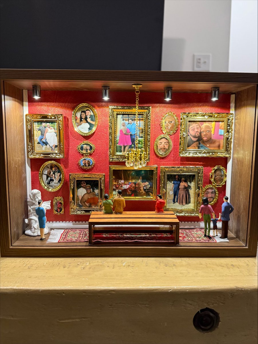 thisisnefertiti's tweet photo. Made my bf a miniature museum of us as an anniversary present 🙂‍↕️ https://t.co/Zkd1Oifvv1