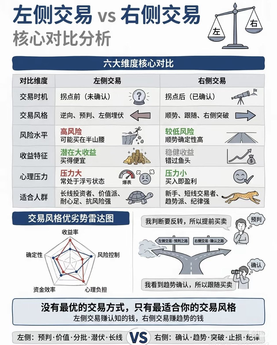 ArchDeng007's tweet photo. 周末干货充电：如何区分左侧交易和右侧交易，以及两种模式的买卖点分析 https://t.co/Min4Fnj87d