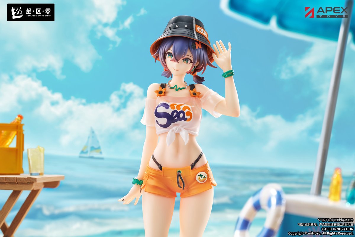 gamespark's tweet photo. 『ゼンゼロ』より「儀玄」「水着リン」ら3体がフィギュア化！バンド姿の「エレン・ジョー」もクール＆キュート
https://t.co/PpBGAYnJEi https://t.co/Z8LuDwYuSc