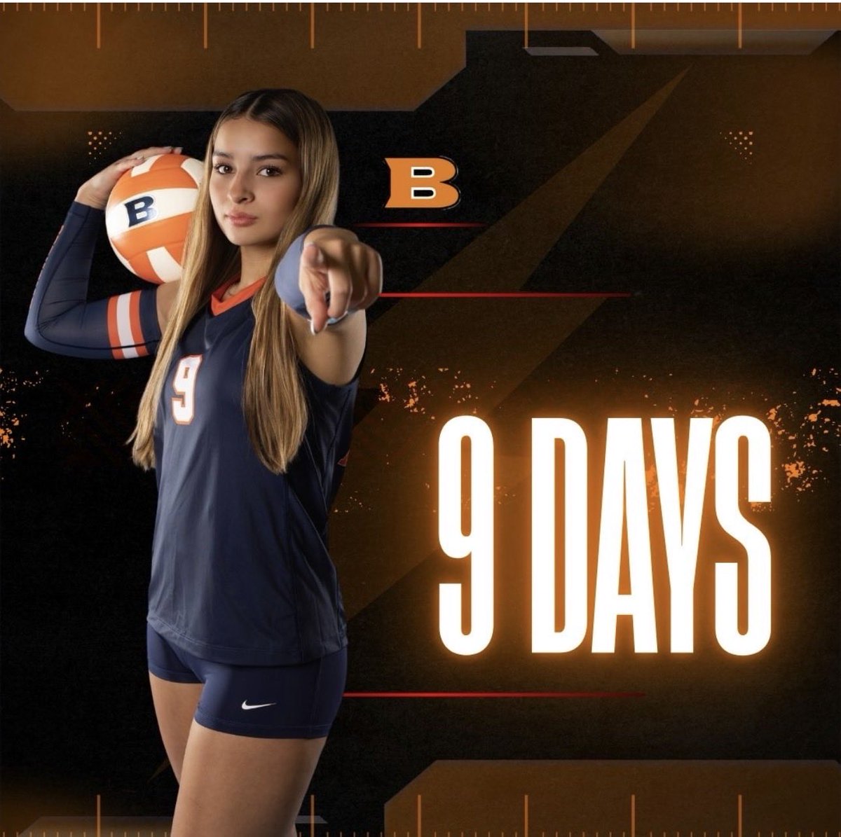 BrandeisVB08's tweet photo. 9️⃣🕒 DAYS TO GO!!
#9 JR. Olivia Munoz
#bhsvb26 #allin
@Coach_KLewis @danaperry73 @BroncosBrandeis https://t.co/XEnLvOfan5