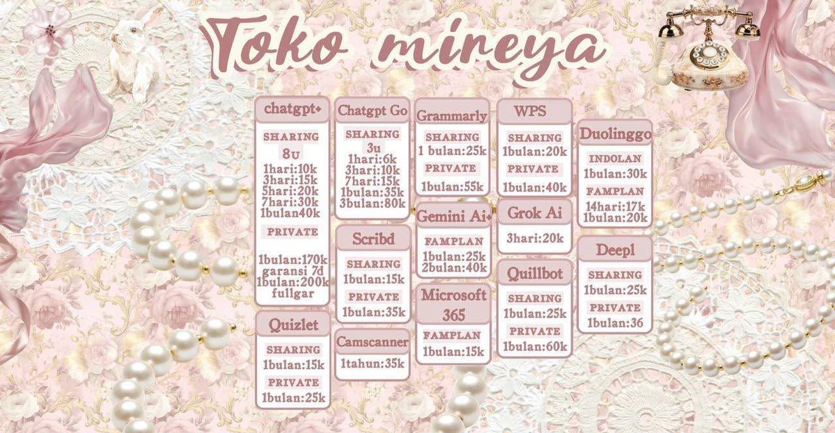 iyeriv's tweet photo. ₊˚ʚ ping 🛝☀️ .. b🅾️CiL aPPREM peⓂ️baik reply kak 🐥 彡 🌈 kakak cari ⌇🚎 ⊹ seller apprem 🖍️ kualitas terbaik❓🧽 let’s jajan apprem 🚖 di my toko🧃trusted maksimal ☆🍏 with testi 100+ 💘

𓏼ৎ⠀♡ྀི ₊ 🥧 :  https://t.co/fmY6pLnEo9
𓏼ৎ⠀♡ྀི ₊ 📬 : [ #zonauang ] https://t.co/5KXTgxLGkn