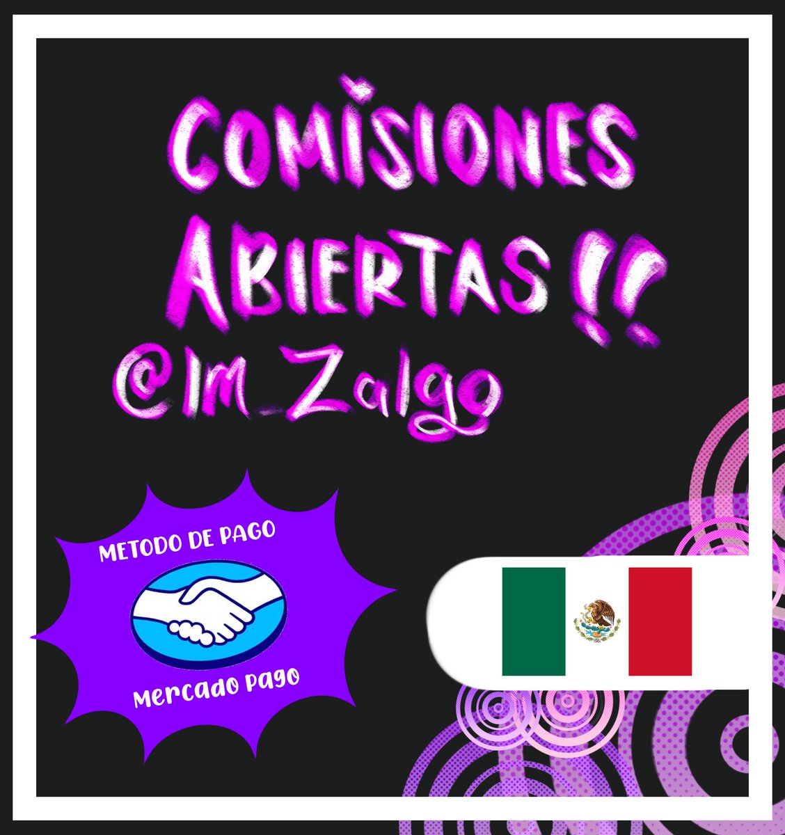 Zall_go's tweet photo. COMM OPEN!
Aclaraciones, Info y ejemplos abajo  ↓ 
En caso de estar interesadxs pueden comentar ✨
(eliminé todos mis dibujos por miedo a que andaban diciendo de la IA robándose las cosas entonces, si, pero abajo estarán mis dibujos!)

#commission #comissionsopen #art #Artist https://t.co/vEpK7btmBQ