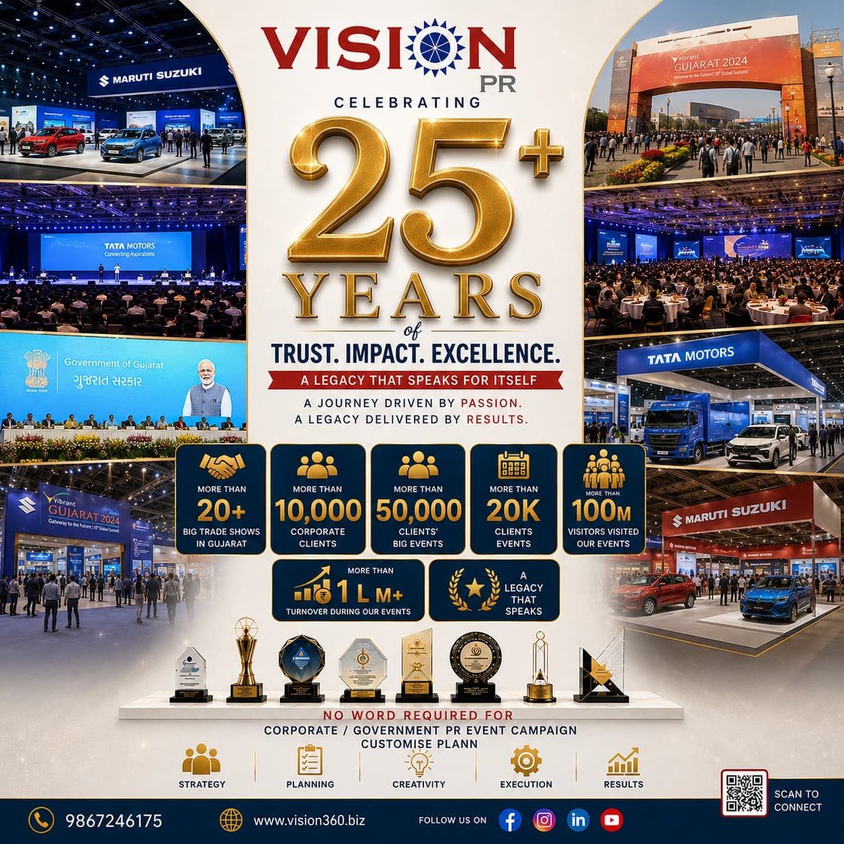 dokvision's tweet photo. 🎉 Celebrating 25+ Years of Legacy!

🏆 10,000+ Corporate Clients
🎪 50,000+ Client Events
🏛️ 20+ Mega Trade Shows
👥 100M+ Visitors

A Legacy That Speaks for Itself.

📞 9867246175
🌐 https://t.co/nAYV7PZukn https://t.co/V2dsWz0a4n